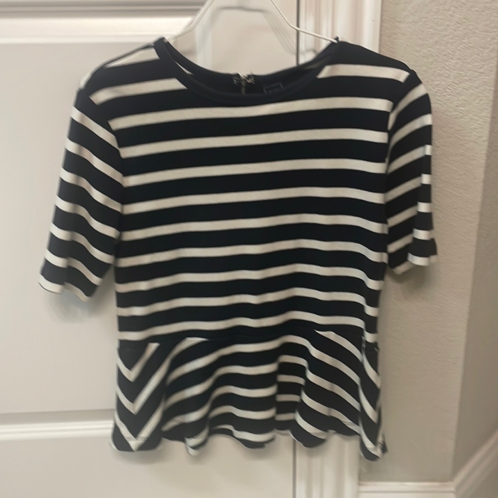 Cotton peplum top